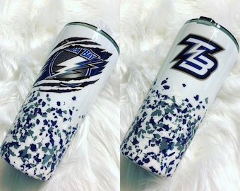 Tampa Bay Lightning, Hockey, Sport, handgemacht, 20 Unzen, kundenspezifisch, Becher, Epoxy Free.