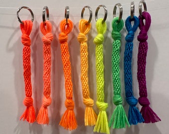 Llavero de neón / Tirador de cremallera 2-PACK
