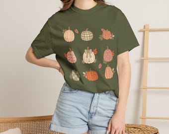 Comfort Colors Fall Autumn T-Shirt Vintage Pumpkin Fall Design