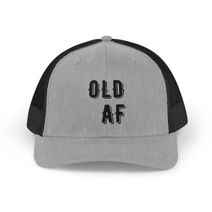 Vintage &quot;Old AF&quot; Trucker Cap: Funny Retro Dad Hat
