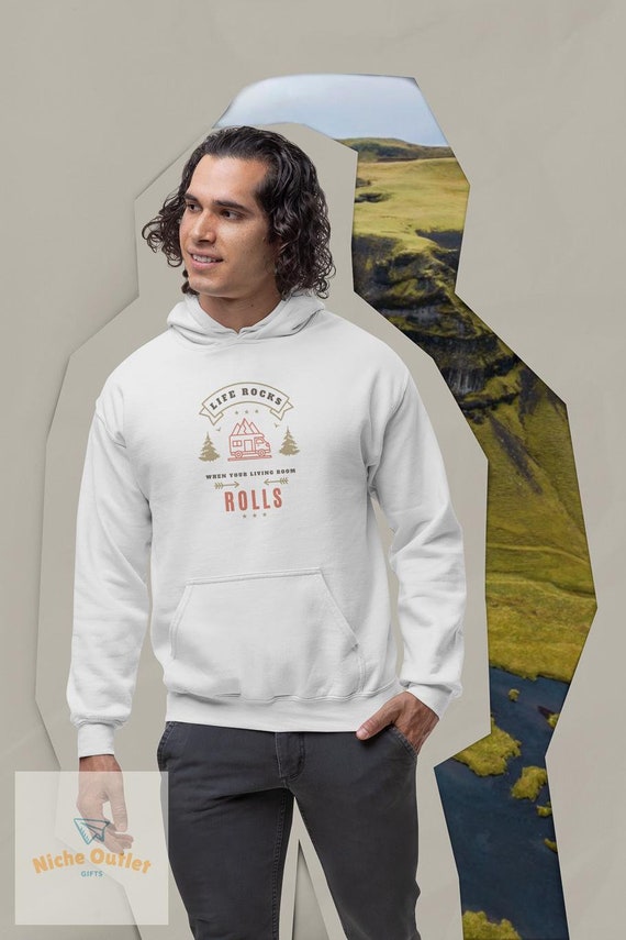 Rver Hooded Sweatshirt: Camping Lover Gift