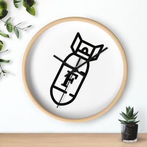 Funny F-Bomb Wall Clock, Humorous F-Word Home Decor, Quirky Clock for Profanity Lovers, Offensive Language Gift, Swearing Clock