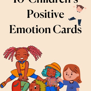 Exploradores de Emoções: Cartões de Emoções Positivas para Crianças"