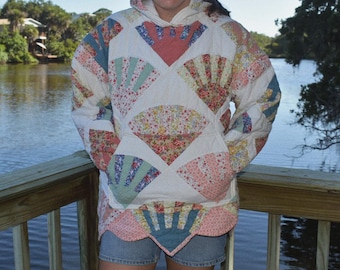 Honest Pleasure Quilted Hoodie