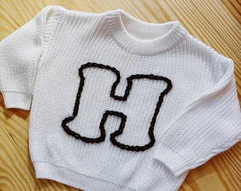 Hand embroidered Baby Sweater