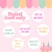 Printable Horse Cake Topper Print Yourself Editable Digital Download ...