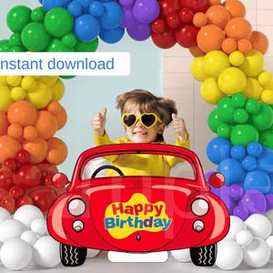 Wiggles Big Decor Party Photo Prop Cut Out Print Yourself Digital Download Birthday Party