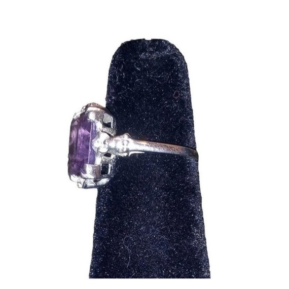 Topaz and Diamond Cocktail Ring - image 2