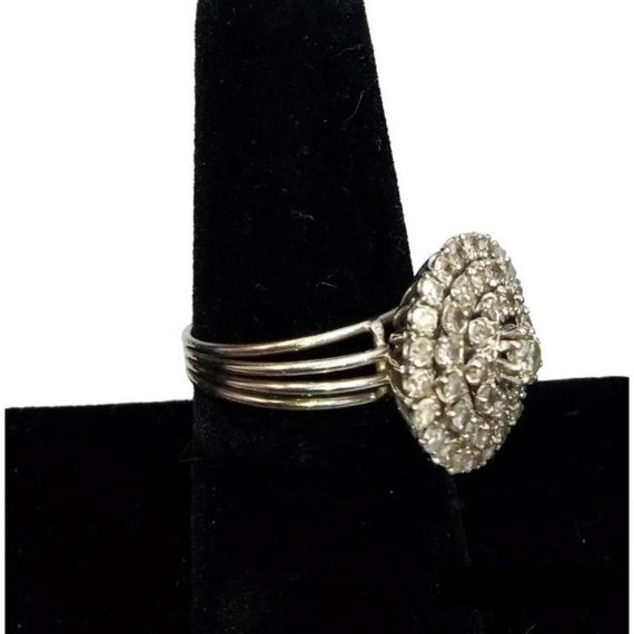 Art Deco Platinum Diamond Ring - image 1