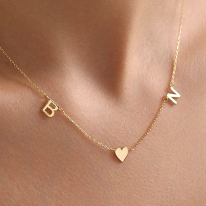 Personalized Name Necklace - Initial Necklace - Letter Necklace - Custom Necklace - Wife Gifts - Gifts For Mom - Minimalist - Christmas Gift