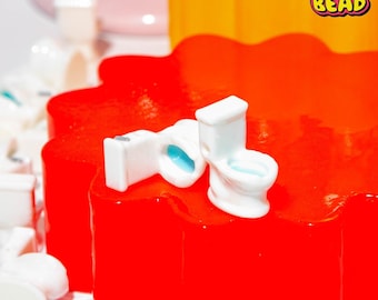 Dijes de cuentas focales para inodoro: Suministros para pulseras de la amistad Kandi