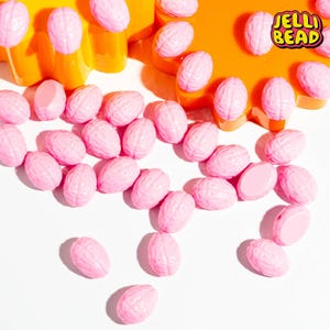 Dijes de cuentas con enfoque cerebral: pulseras de la amistad Kandi, cuentas de Halloween