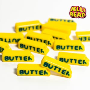 Butter Beads - Friendship Bracelet Supplies - Kandi Beadwork Projects - Durable Plastic Beads - Jewelry Making Supplies