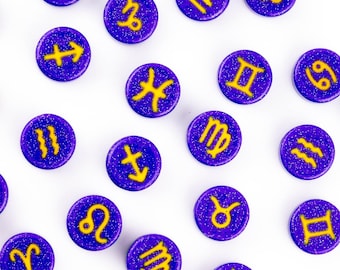 Blacklight stjärntecken/astrologipärlor