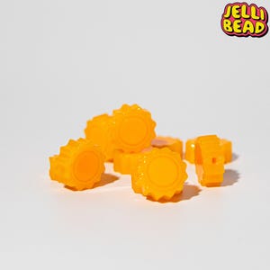Sun Focal Bead Charms for Kandi, Friendship Bracelets | Blacklight | Available in packs of 5, 10 or 20 Beads | Perfect for Festival Goers