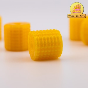 Corn Cob Focal Bead Charms for Kandi, Friendship Bracelets | Available in packs of 5, 10 or 20 Beads | Perfect for Corn Enthusiasts