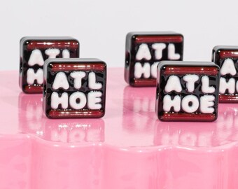 ATL HOE Plastic Focal Bead Charms: Kandi Bracelet Beads