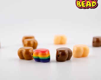 Cuentas de botín: Dijes de cuentas focales de plástico para pulseras Kandi