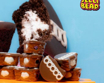 Chocolate Cupcake Beads