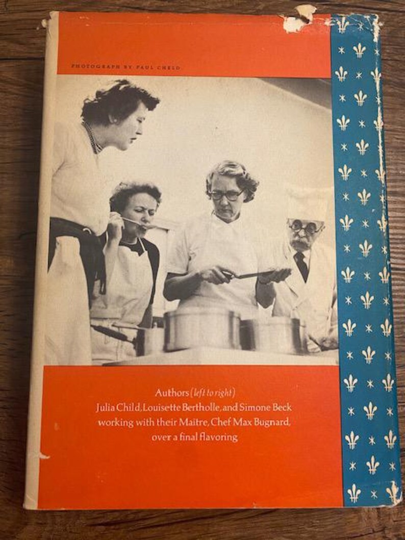 Mastering the Art of French Cooking Julia Child Cookbook 1966, First ...