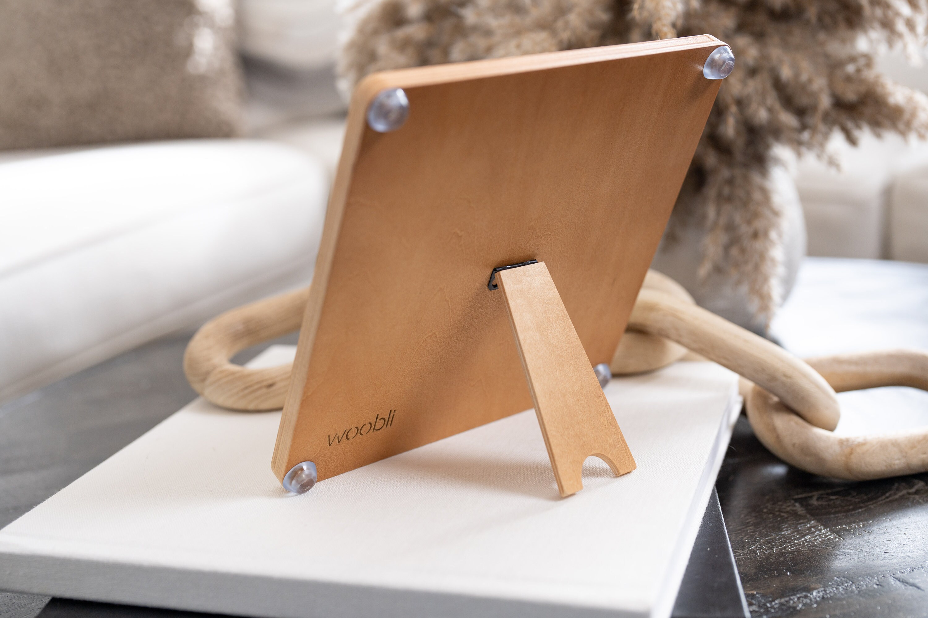 WOOBLI Beach Tic Tac Toe Game - Coastal Wooden Board With Sea Star Vs Shell Pieces, Perfect Beach House Decor