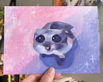 Sad Hampter Art Print | Sad Hamster Meme Tiktok
