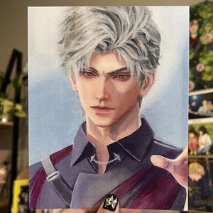 LaDs Art Print | Sylus Love and Deepspace Fanart