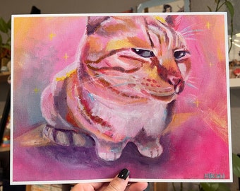 Mr. Fresh Art Print | Side Eye Cat Meme