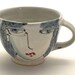 Handmade Pottery Mug Tea Cup Style Cartoon Drawing