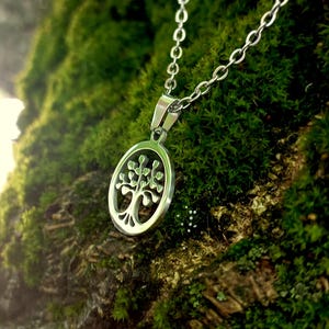 Necklace Tree of Life Symbol of Prosperity Vitality Jewelry Wiccan Symbols Energy Protection Pagan Pendant