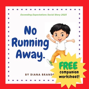 No Running Away Social Story E-Book for Special Needs (Digital Download)