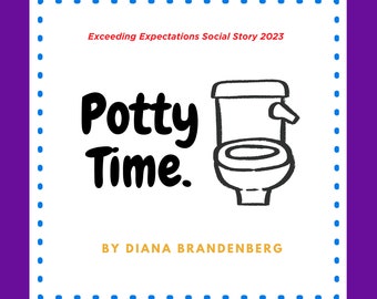 E-book Potty Time Social Story voor peuters (digitale download)