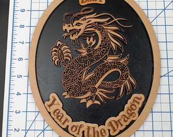 Year of the Dragon Wall Plaque