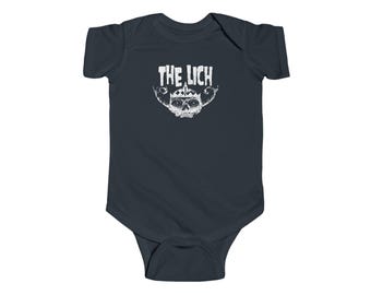 The Lich Totenkopf Design Body | Babybody, Fantasy-Untot- Grafik