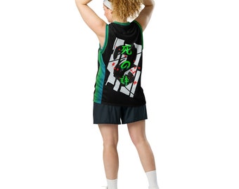 Maillot de basket-ball unisexe poème de la mort