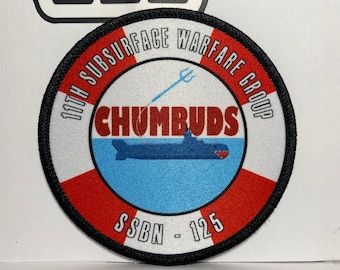 11th Sub Surface Warfare Group Aufnäher [Gawr Gura / Hololive English]