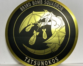 893rd Bomb Squadron - Tatsunokos Sticker [Kiryu Coco / Hololive]