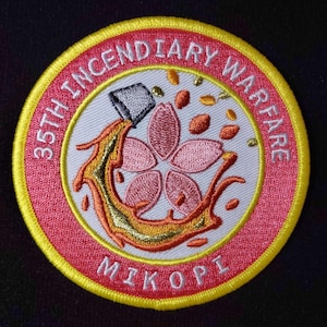 35th Incendiary Warfare Unit - Mikopi-patch [Sakura Miko / Hololive] [DEFECT - HALVE PRIJS]