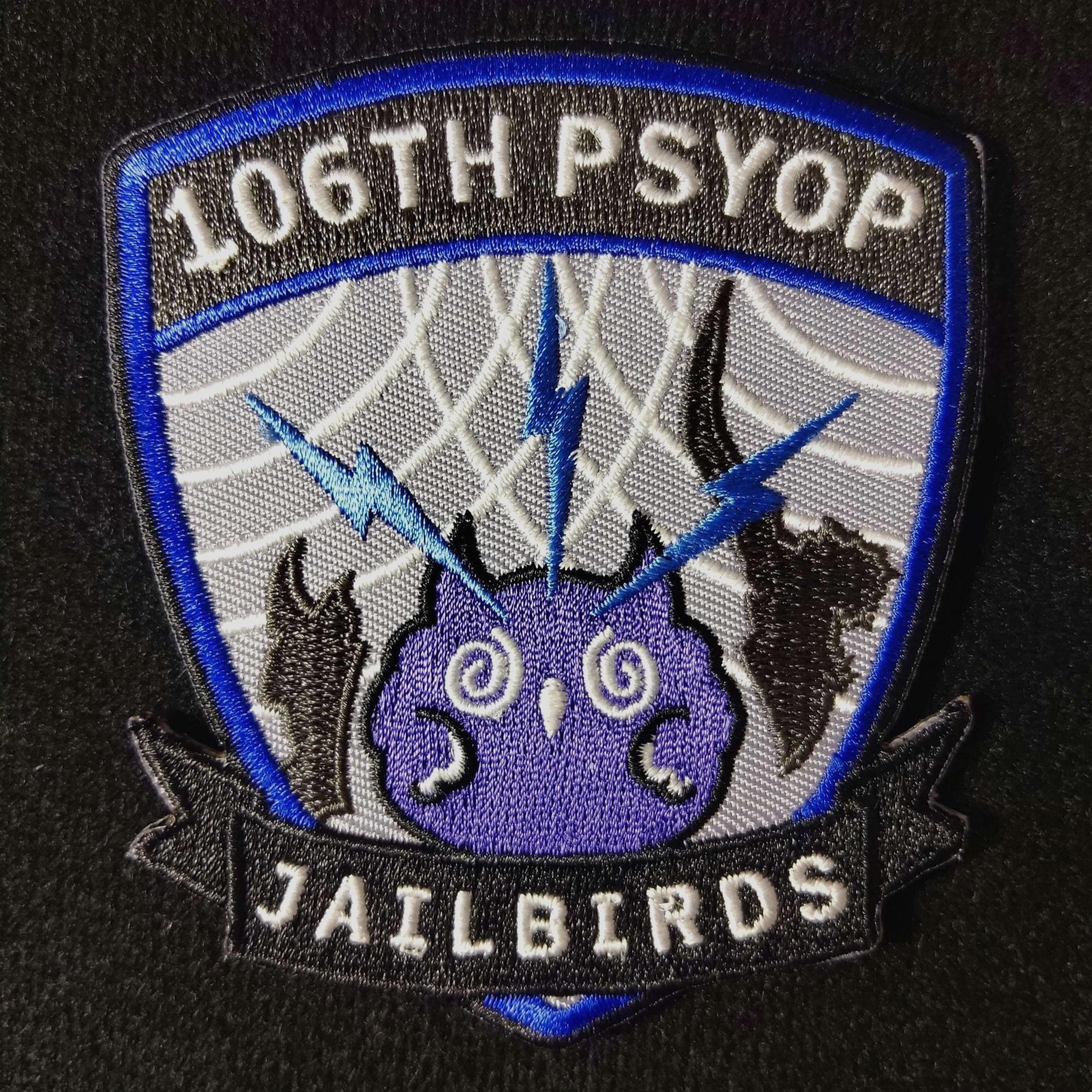 THE Ｊailers 106th Psychological Operations Battalion - Jailbirds Patch