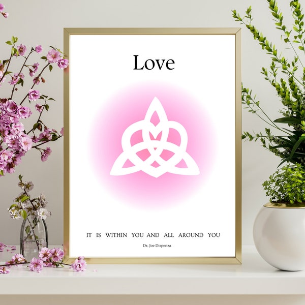LOVE - The Altered Triquetra symbol - INSTANT DOWNLOAD