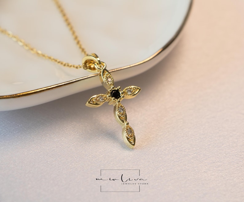 Gold Cross Necklace