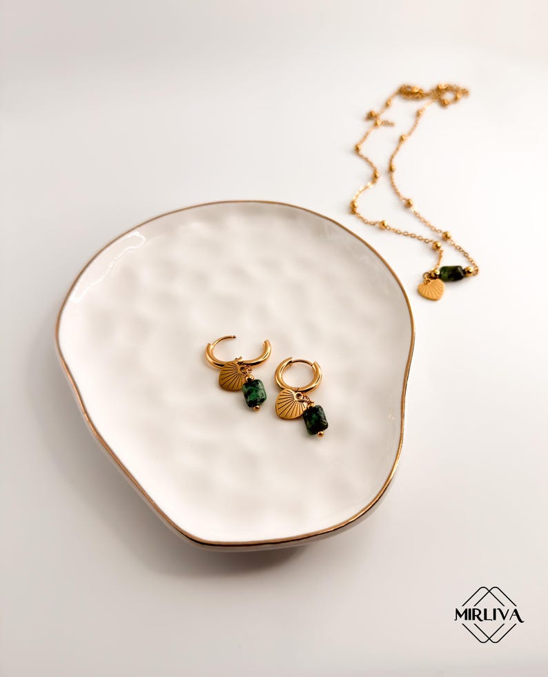 Gold plated jewelry set