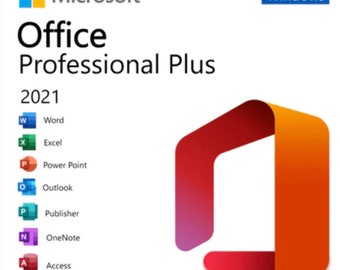 Microsoft Office 2021 Professional Plus / Activación de por vida / Clave digital