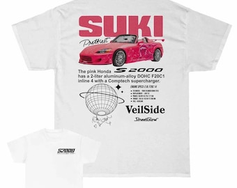 Suki S2000 Honda Tshirt, Fast Furious car Tshirt, Gift For Him/Her, Car lover