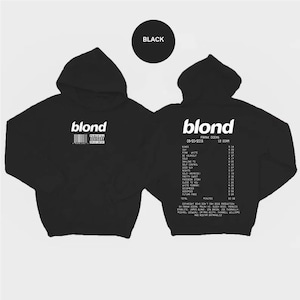 Fr*nk Blond Ocean Round Neck Unisex Hoodie, Blond sound track hoodie