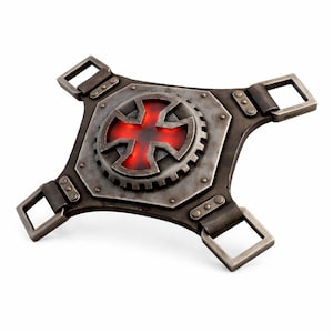 He-Man bröstvapenspänne MOTU 3D stl-fil