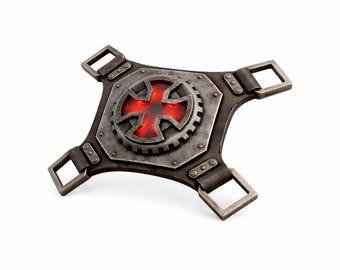 Hebilla del escudo del pecho de He-Man, archivo STL 3D MOTU