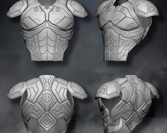 v1 Hero Armor 3D File Only