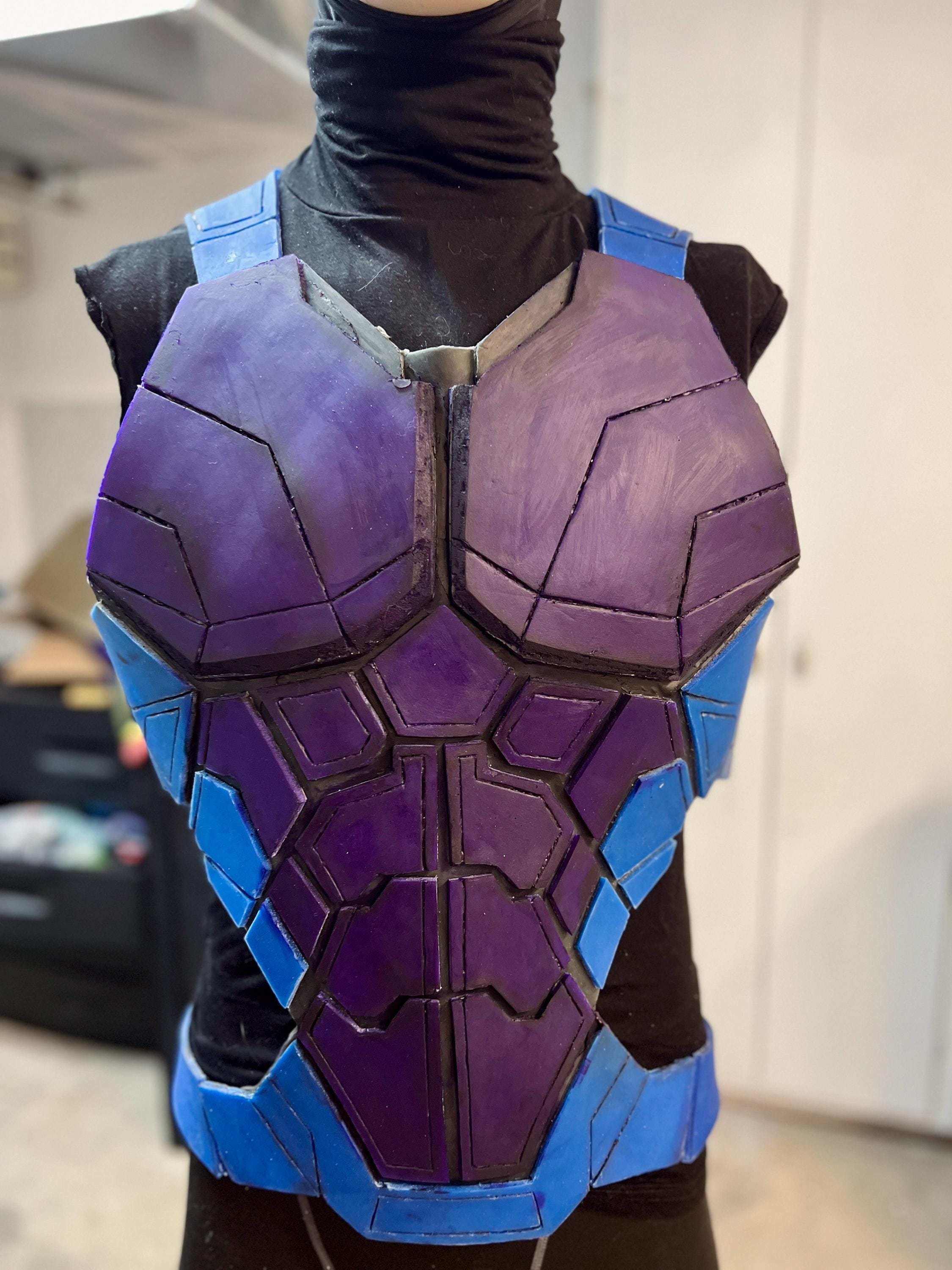 V1 Rubber Hero Armor - Chest, Back & Abdomen With Belt - Etsy