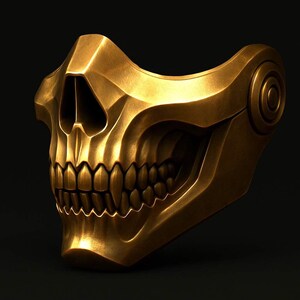 Maschera viso Mempo Samurai Re Morto